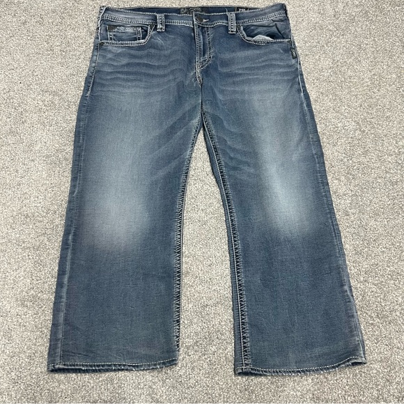 Silver Jeans Other - Silver Jeans Men’s 40x28 Zac Joga Medium Wash Blue Straight Relaxed Baggy Denim